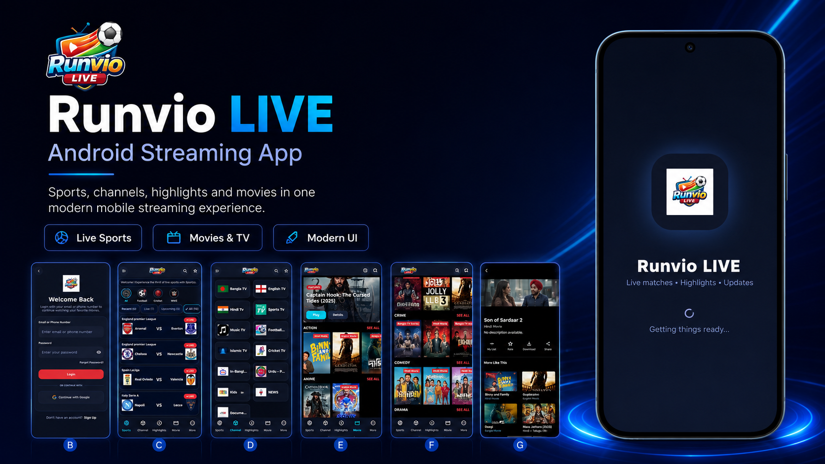 Runvio LIVE App
